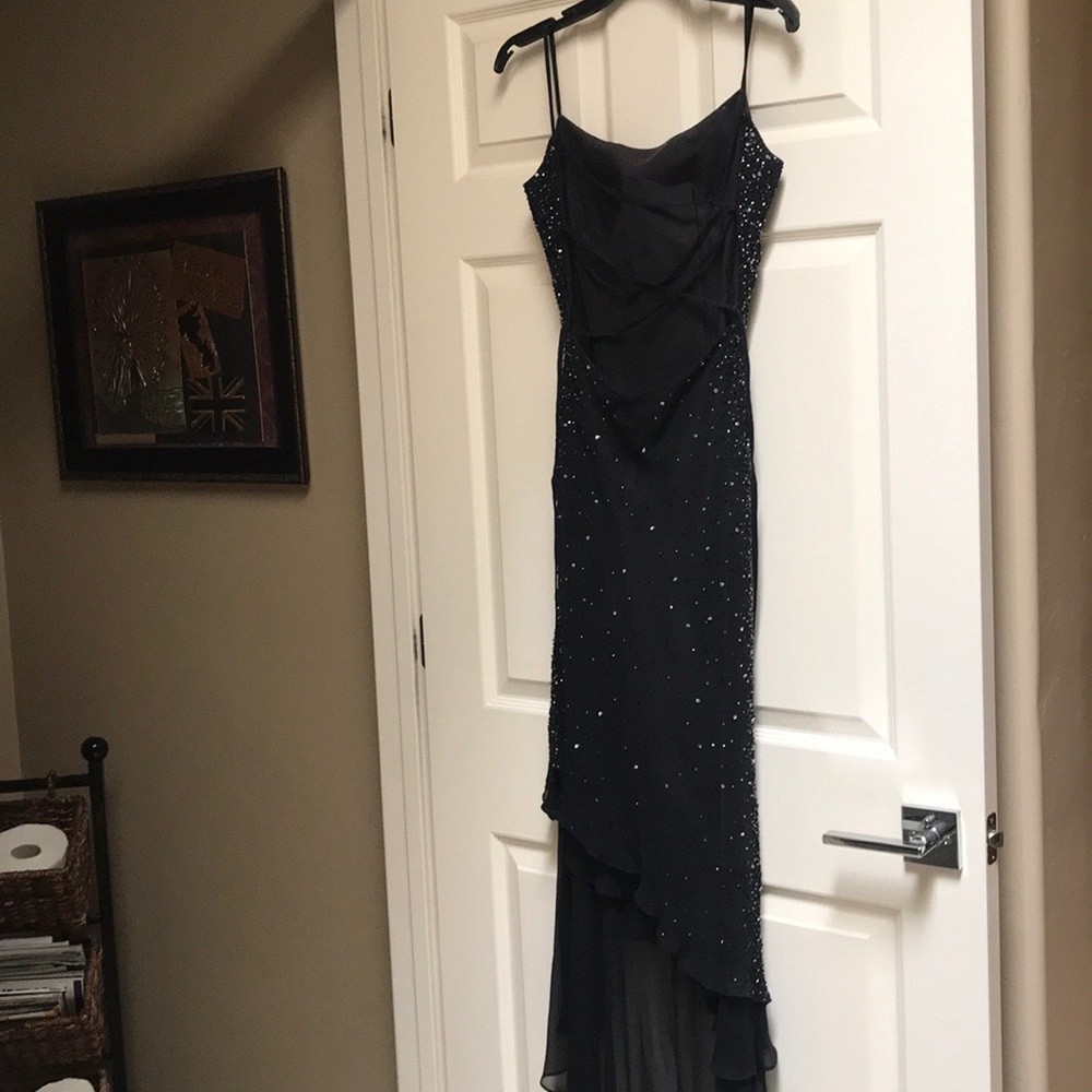 Black Sequins evening dress